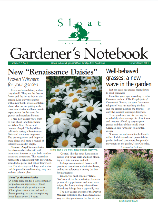 Gardeners Notebook