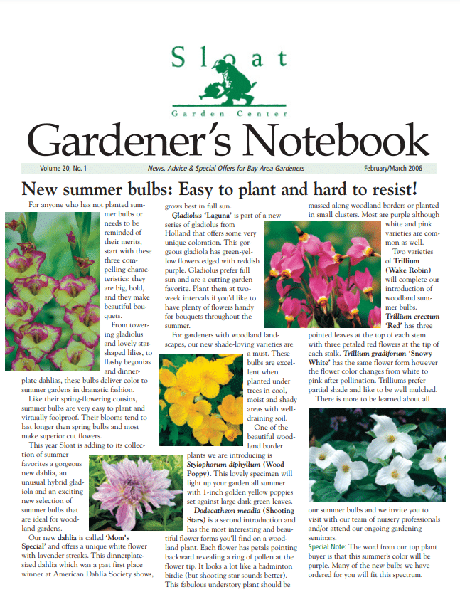 Gardeners Notebook